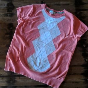 Pretty Merona Argyle Cotton Sweater. Sz XL